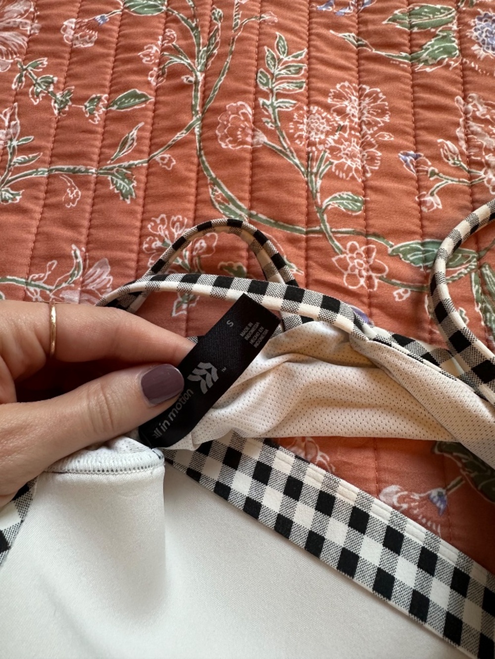 All in Motion matching gingham set! - Picture 4 of 5